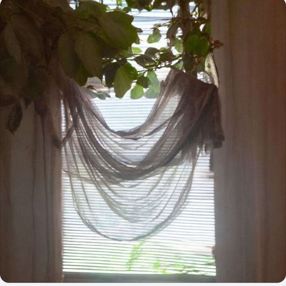Valance By CROSCILL  Earth tones  pretty color size 204”x50” hang how you pr…